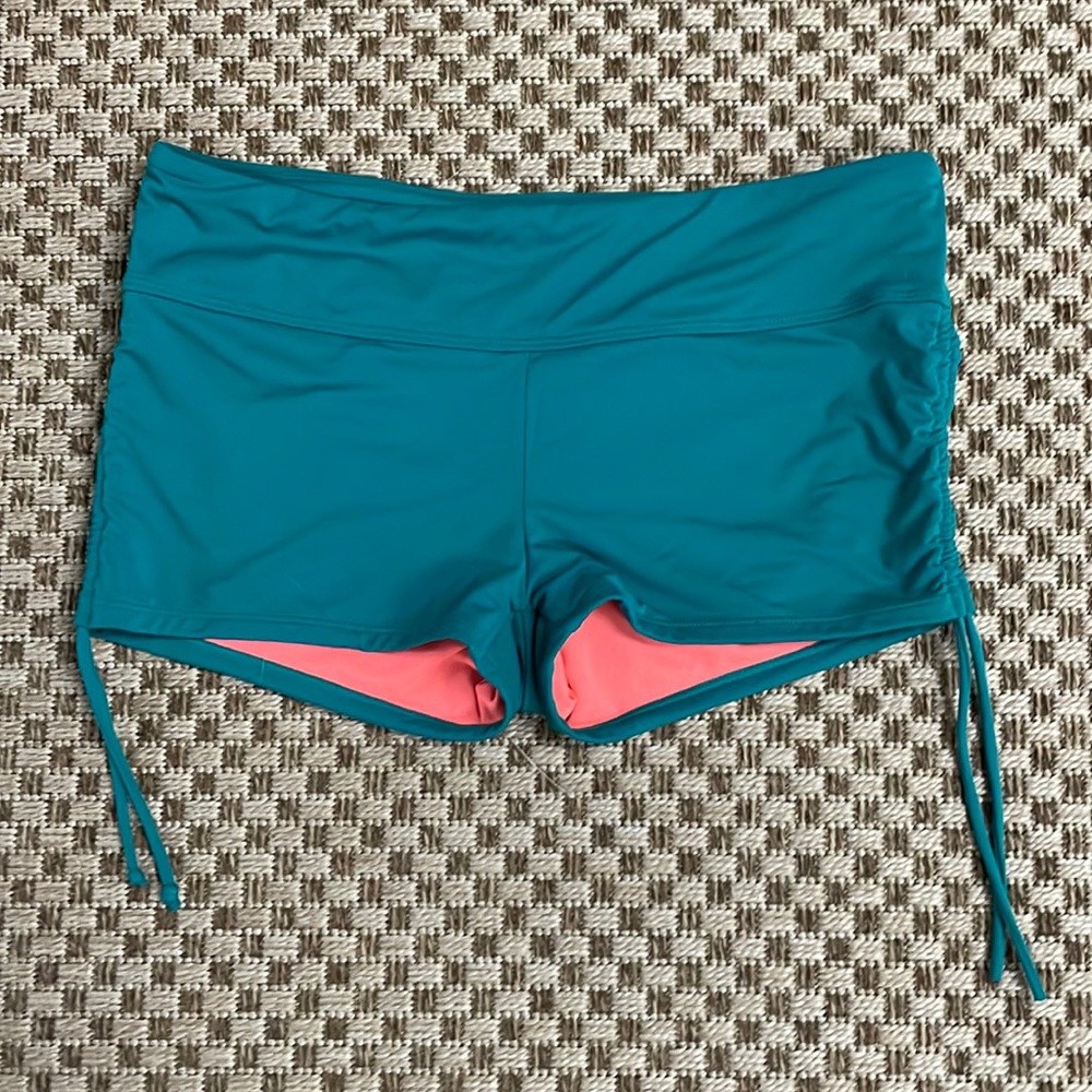 Athleta swim bottom boy shorts, size M